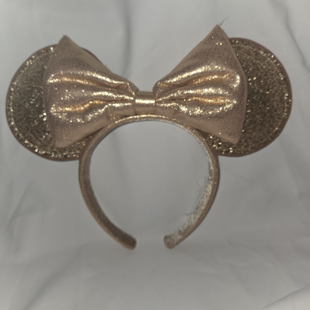 Rose Gold Sparkle Minnie Ears
